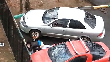 مادربزرگ شلخته سارا پرش می کند روی چت سکسی شهوتناک خروس لاغر هارد خروس